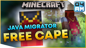 FREE CAPE! Minecraft Java Migration Guide & How To Activate Migrator Cape
