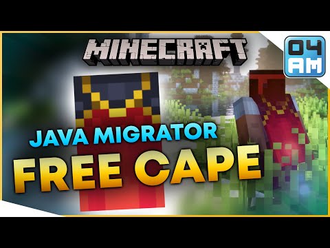 FREE CAPE! Minecraft Java Migration Guide & How To Activate Migrator Cape