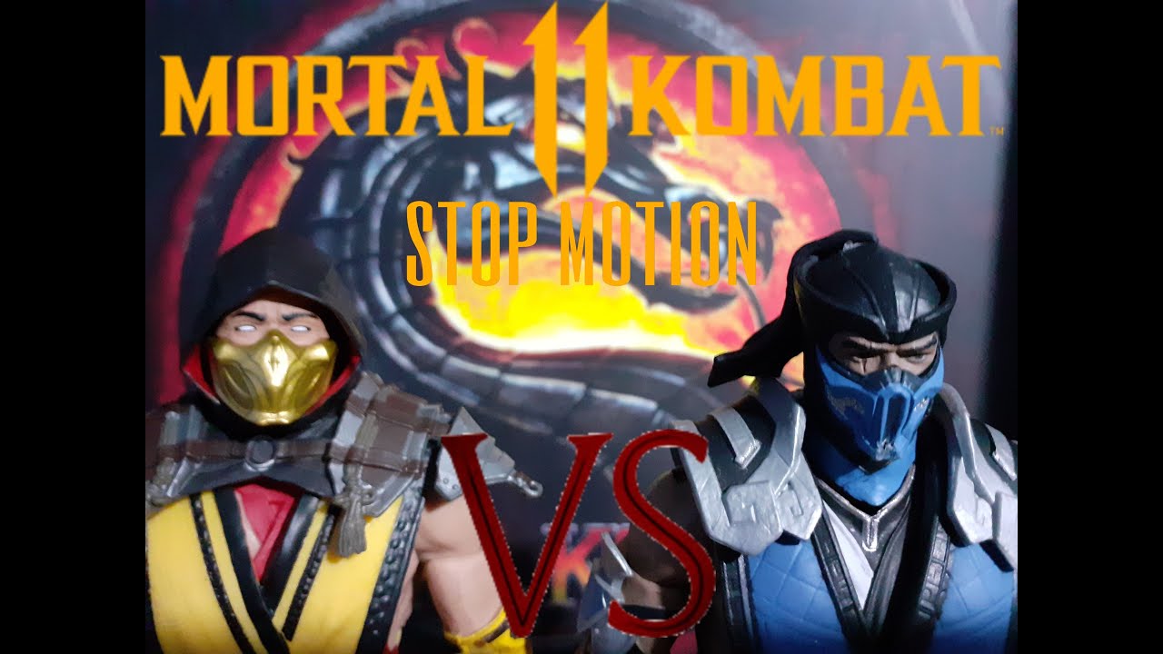 Mortal kombat stop motion (scorpion vs sub zero) YouTube