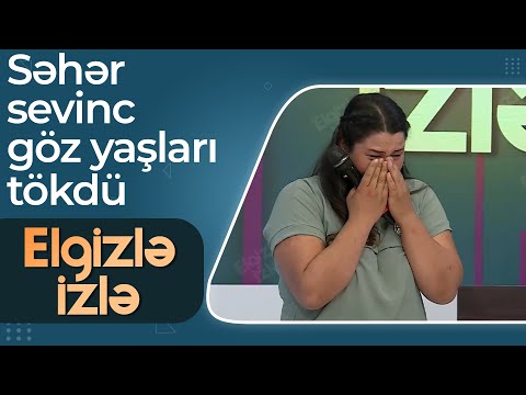 Canlı efirdə Səhərə şad xəbər verildi! 3 aydan sonra övlad sahibi olacaqsan! - Elgizlə İzlə