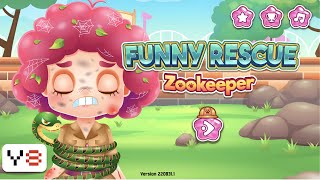 Funny Rescue Zookeeper Game Walkthrough Review #games #gameplaywalkthrough #gameplay #doctor #zoo screenshot 5
