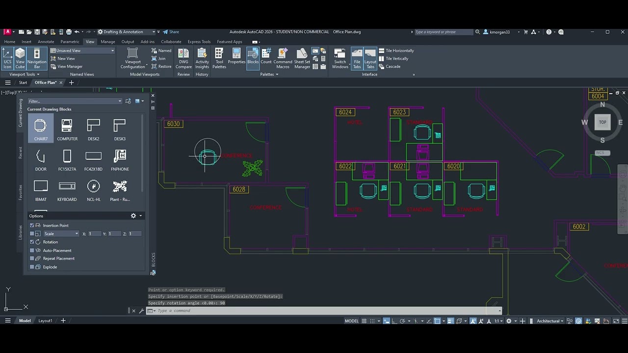 AutoCAD Learn How to Create and Insert Blocks - YouTube