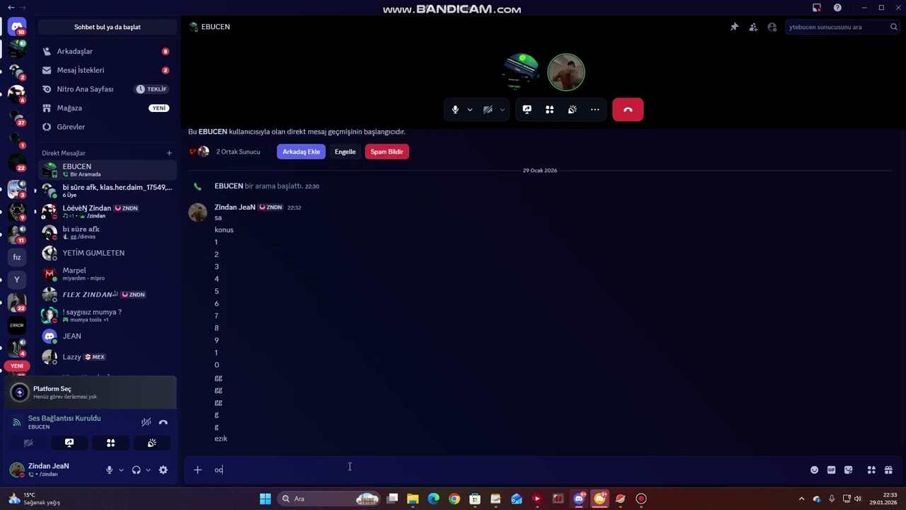Ebucen denen yetmeye 10 saniyelik ayar