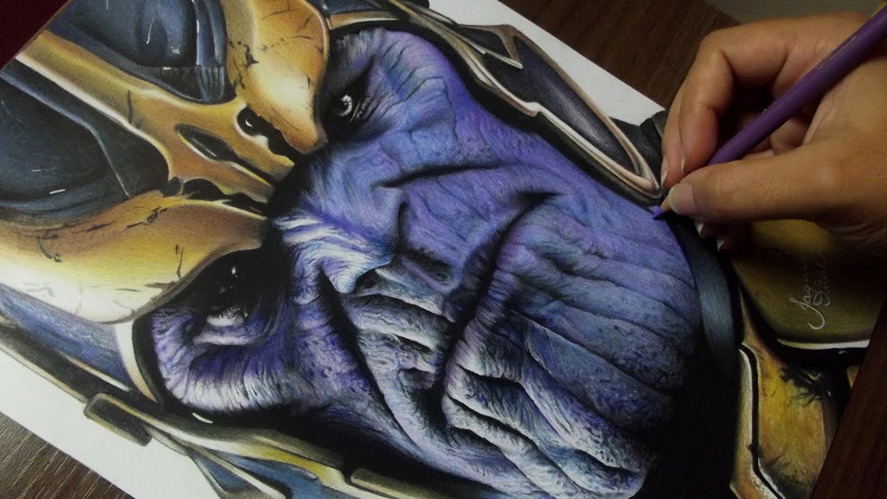 Рисование Thanos | Мстители: Бесконечная война