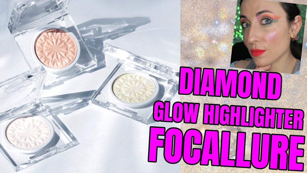 DIAMOND Glow Highlighter de FOCALLURE Swatches /Review  