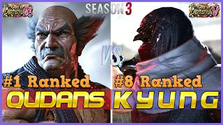 T8 S3 Qudans Ranked Heihachi Vs Kimkyung Ranked Raven Tekken 8 High Level Gameplay