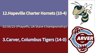Hapeville Charter Vs Carver Columbus 2A State Championship 2025