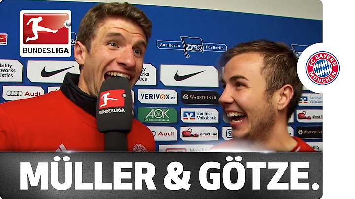 Interview of the Champions! Müller Chats to Götze after Title Win
