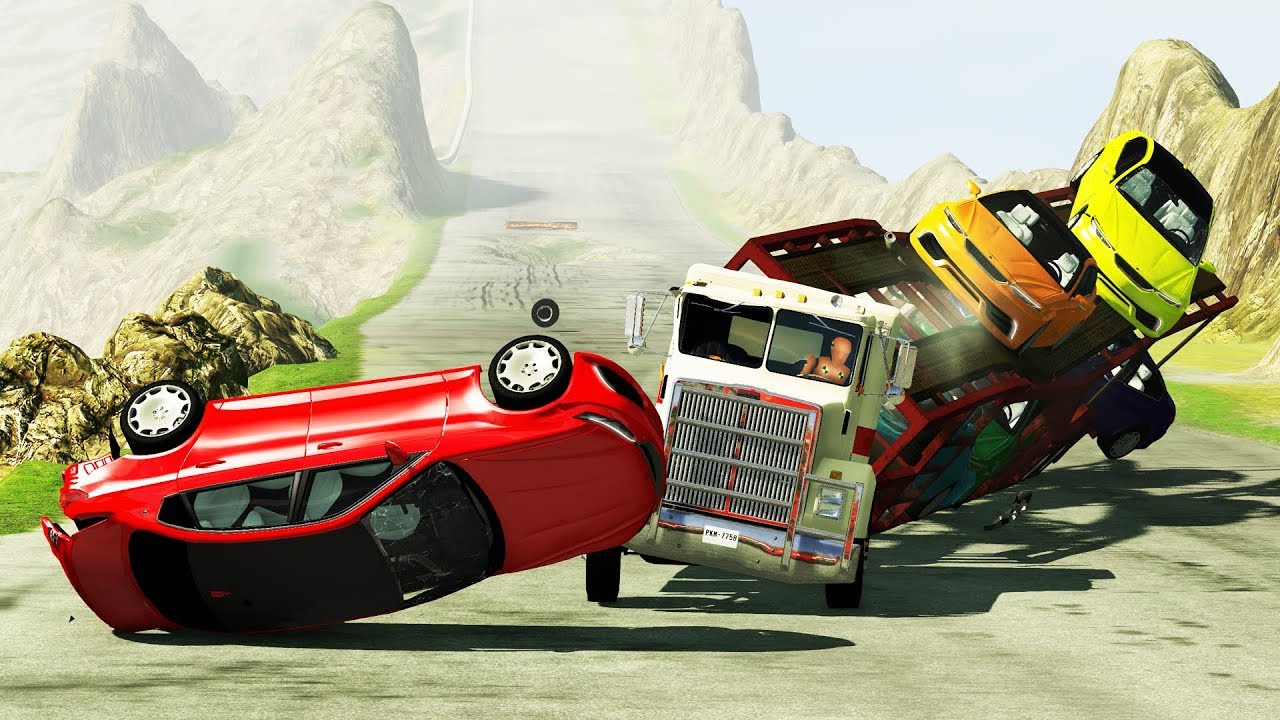 BeamNG DRIVE - Delivery Service Crashes & Fails