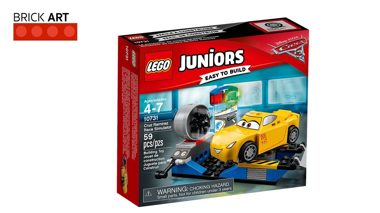 lego juniors cruz ramirez race simulator