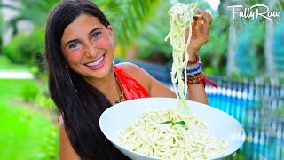 FullyRaw Fettuccine Alfredo!