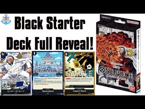 Black Starter Deck FULL REVEAL! | One Piece TCG - YouTube