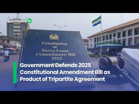 Government Defends 2025 Constitutional Amendment Bill as Product of Tripartite Agreement