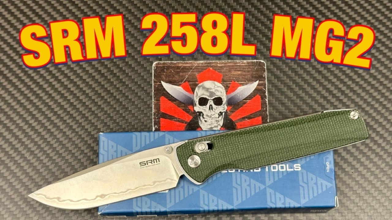 SRM 258L MG2 “Terrier”  Laminated blade with the Ambi Lock / Ambi Clip & Mono-Chassis Liner