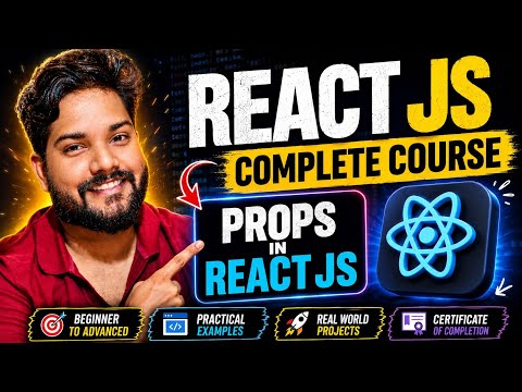 React JS Tutorial for Beginners to Advanced  | Part -12 | Complete Course 2026 #reactjs #reaction