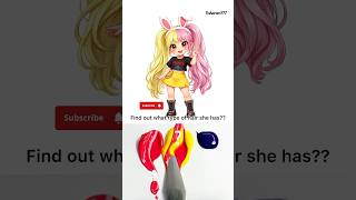 Kpop demon Huntrix team Mira hair color painting #kpopdemonhunters#pain  #artshorts