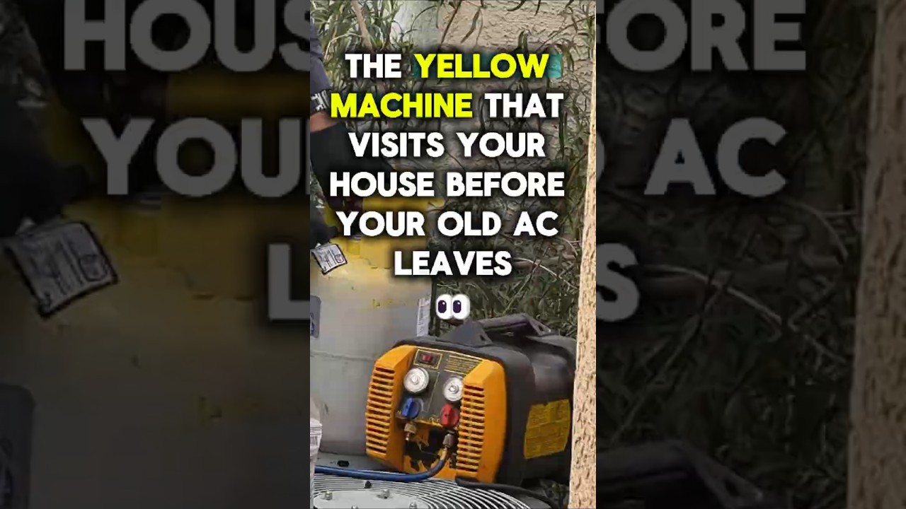 This machine shows up before your old AC leaves 👀