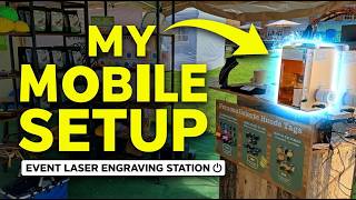 My Mobile Laser Setup for Outdoor Events | xTool F2 Field Test