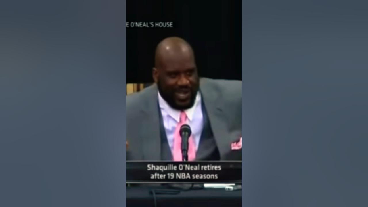 Saddest moments in nba(Shaquille O Neal’s retirement ️ #nba #shaq #sad ...