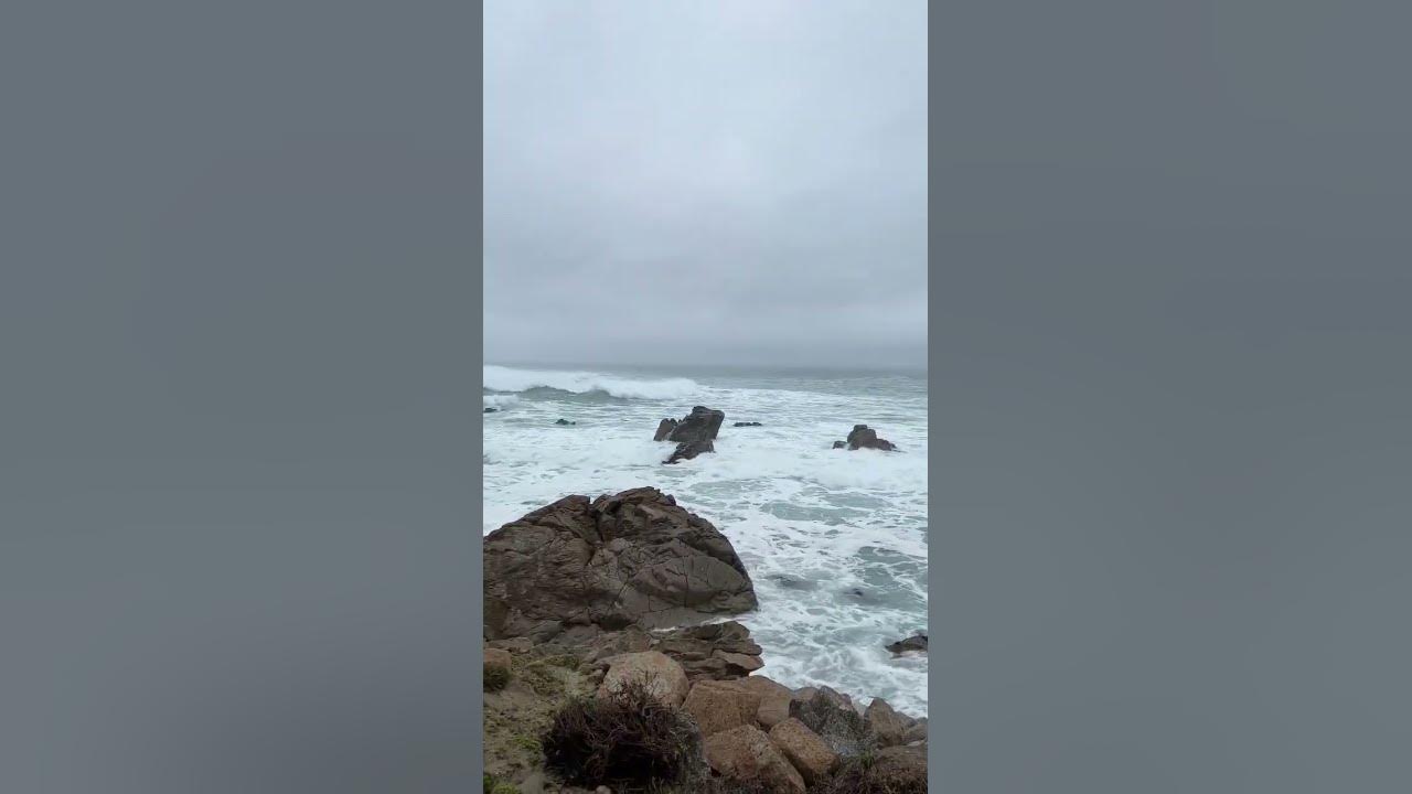 Carmel CA 17 mile scenic drive in the rain.