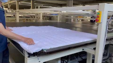 300G quilts automatic four sides edge binding machine