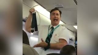 Funny FLIGHT ATTENDANT gone Viral || Try Not to laugh 😂💎