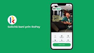 RoPay – Solicită bani prin QR în CEC app | CEC Bank