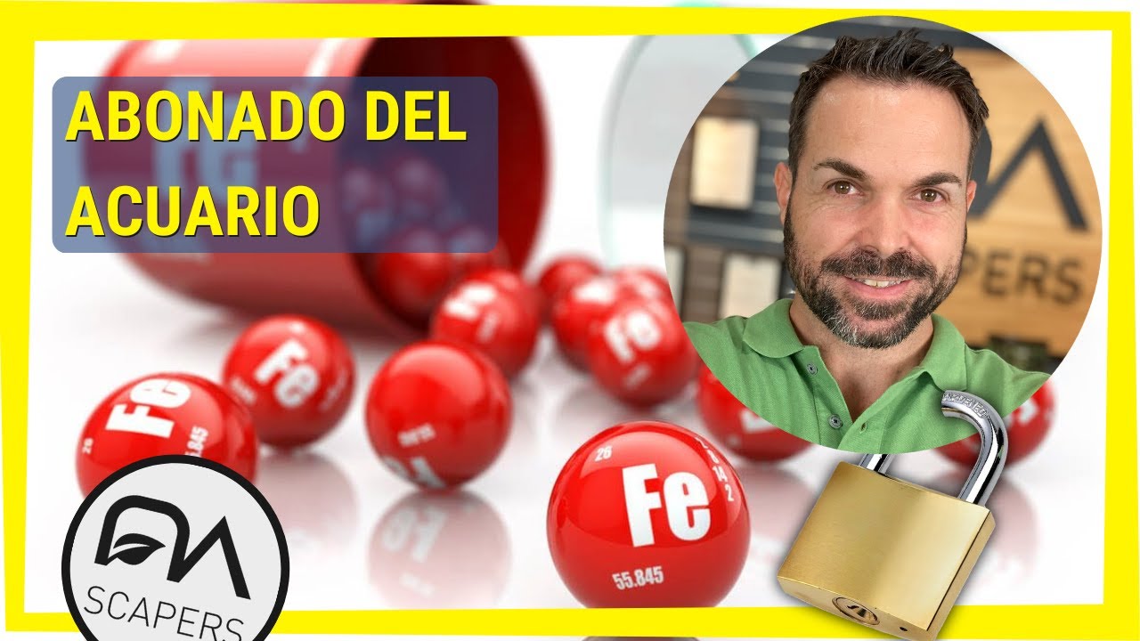 Abonado del acuario plantado: EL HIERRO (Fe)