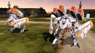 Shinshin Mecha Vs 10 Conscript - Ra 3 Arena Ep.58