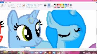 Speedpainting a Group Base - MLP Style!