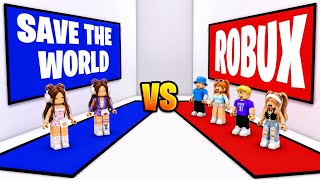 We played PICK A SIDE...