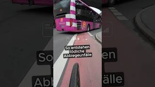 So entstehen tödliche Unfälle #shorts #dashcam #radfahrer #autofahrer #verkehr #lkw