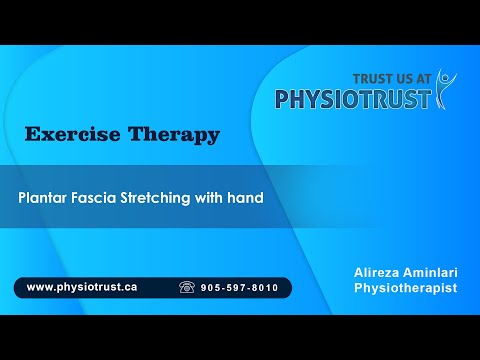 Video thumbnail for Plantar Fascia Stretch with Hand
