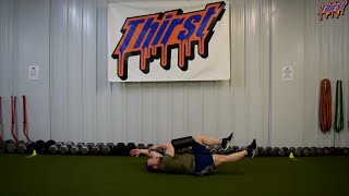 Cross Connect Leg Lower With Foam Roller - THIRSTgym.com