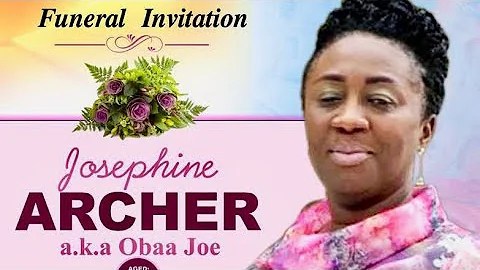 Josephine Archer final rites London Tottenham (nor...