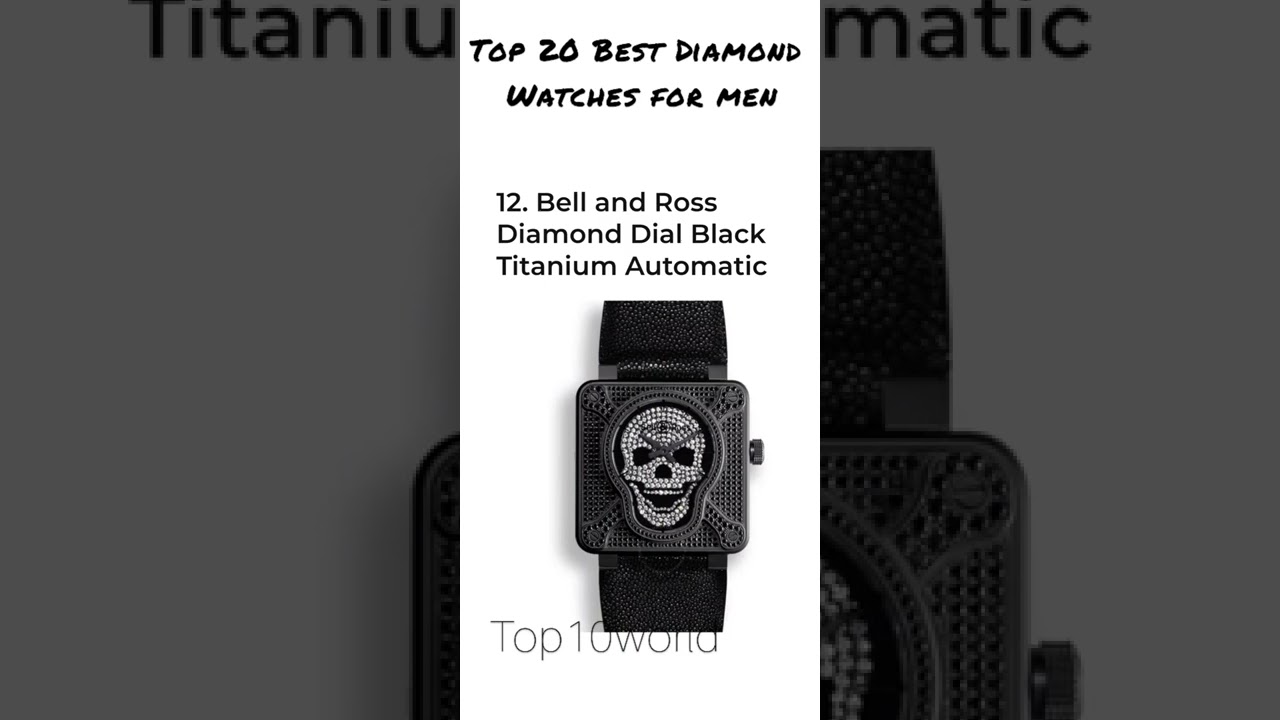Top 20 Best Diamond Watches for men...⌚ 