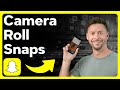 How To Send Camera Roll Videos As Snaps On Snapchat