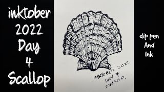 inktober 2022 day 4 scallop