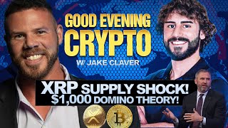 🚨 $XRP SUPPLY SHOCK IS HERE! 🚨 $1,000 XRP DOMINO THEORY W/ JAKE CLAVER!