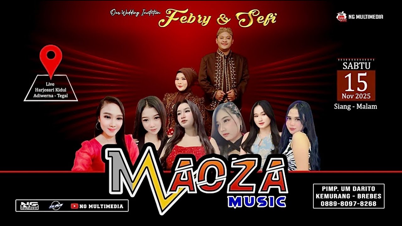 [ Malam ] MAOZA music Live Harjosari Kidul - Adiwerna. 15 November 2025