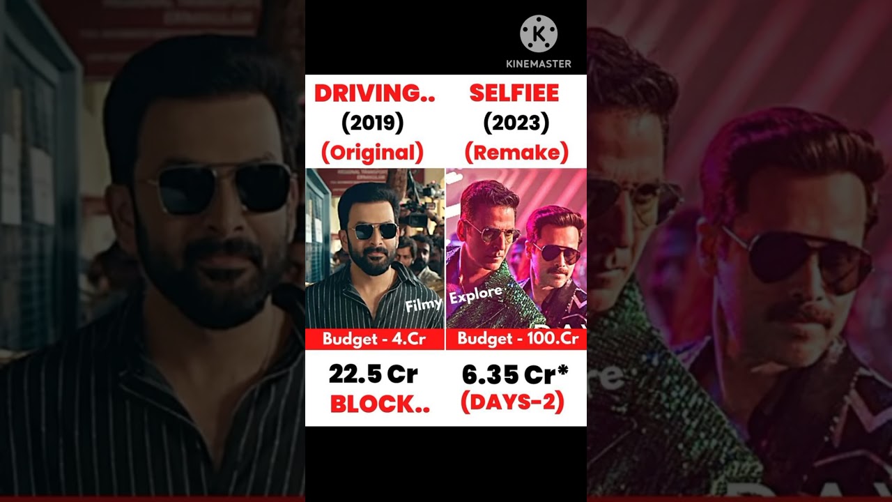 Driving licence vs Selfiee movie comparison box office collection 
