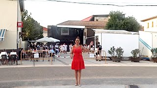 MOMENTOS DEL INICIO DE FIESTAS EN LA LOCALIDAD DE LEGARIA (NAVARRA)