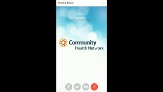 How to use Video Visits through the Community Health Network mobile app screenshot 2