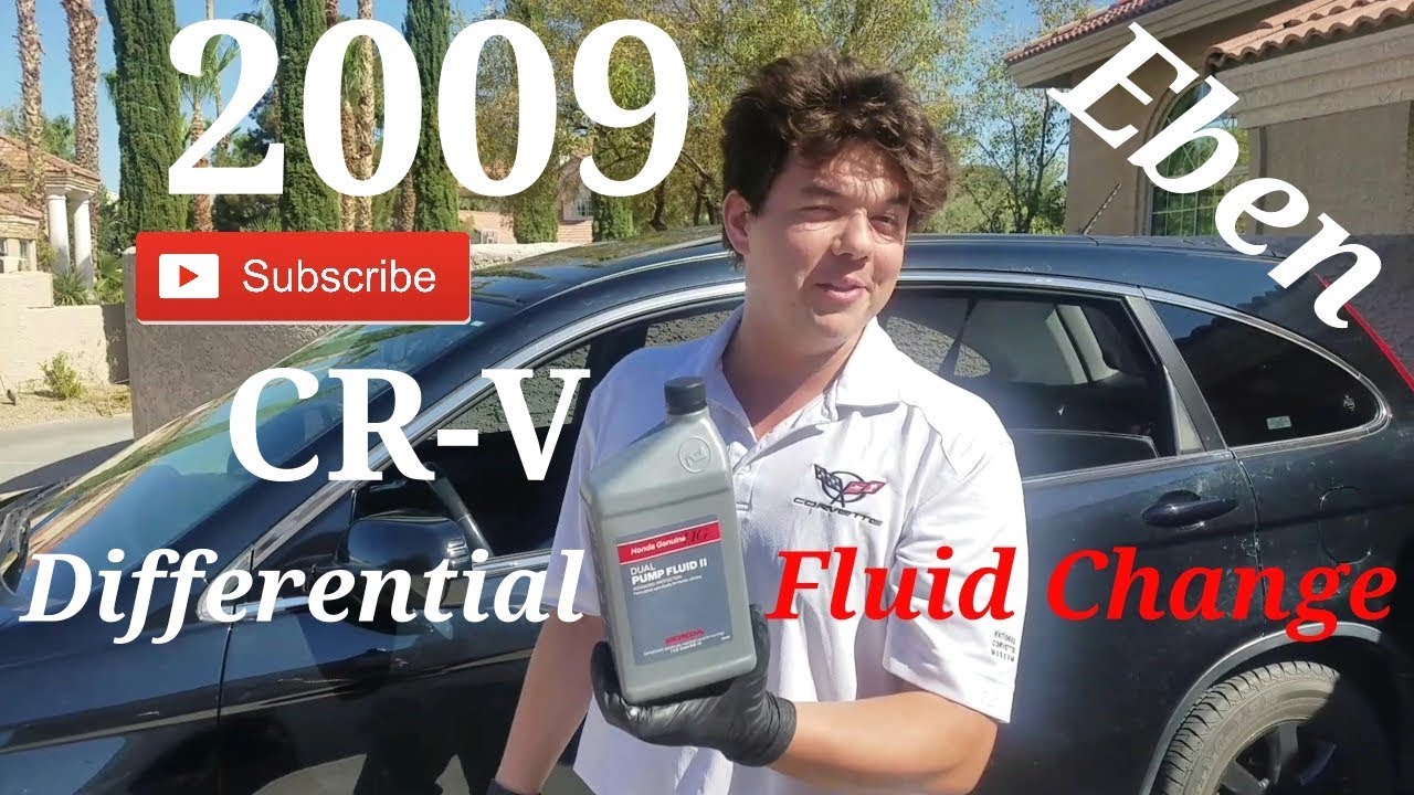 2009 Honda CR-V AWD Differential Fluid Change - YouTube