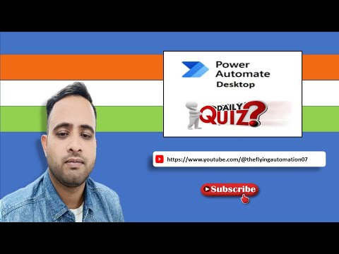 Can we use wildcard in selector in MS power automate desktop || Quiz Tutorial - 02
