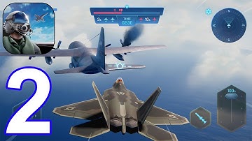 Sky Warriors: Airplane Combat - Gameplay Walkthrough Part 2 Skirmish (Android,iOS)