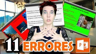 ➤ 11 POWER POINT MISTAKES: How to Make a GOOD SLIDE PRESENTATION
