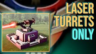 Can Nothing But Laser Defense Turrets Defeat The Hardest AI? - C&C Generals Zero Hour Challenge screenshot 5