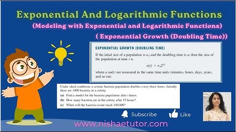 Exponential Growth (Doubling Time) | Part 31