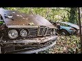 1980s Cars Left Abandoned at a Decaying Farmhouse